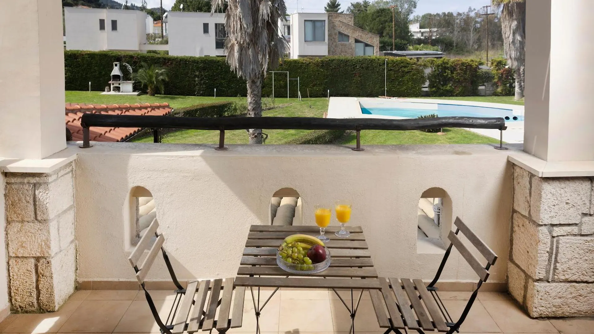 Villa Terra - Great Gardens, Shared Pool, Bbq Pefkochori 0*,  Greece